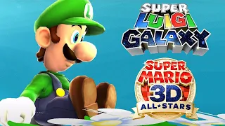 Super Luigi Galaxy (3D All-Stars) - Full Game 121 Stars Walkthrough