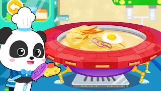 Yummy Food in Space Kitchen🍴| Pretend Play | Kids Cartoon | for Kids | Gameplay Video | BabyBus