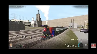 CASEY JR (RELUCTANT DRAGON) EXPRESS TRAINZ - THE CITY HARBOUR BUSY DAY! - TRAINZ RAILROAD SIMULATOR