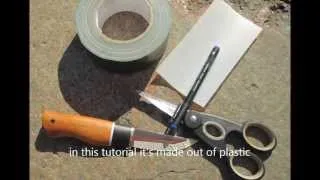 How to make a plastic liner - leather sheath making