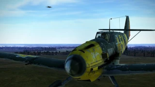 "Ил 2 Штурмовик". Посадка bf.109 e-7