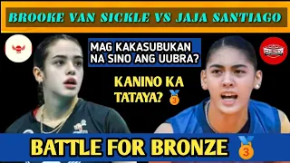 BROOKE VAN SICKLE VS JAJA SANTIAGO MAG KAKASUBUKAN NA PARA SA BATTLE FOR BRONZE 🥉