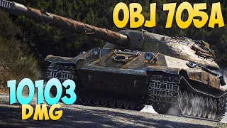 Obj 705A - 5 Frags 10.1K Damage - Deer in the team of enemies! - World Of Tanks