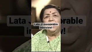 Lata Mangeshkar's Memorable Interview!