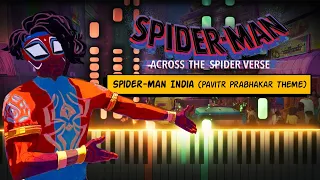 Spider-Man India (Pavitr Prabhakar THEME) - Spider-Man: Across the Spider-Verse OST (Piano Tutorial)