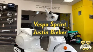 Vespa Sprint - Justin Bieber Highlights | 150cc Scoot at University Scooters