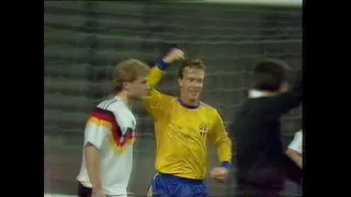 31/03/1988 Four Nations Tournament WEST GERMANY v SWEDEN