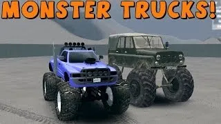 SpinTires | Mods | MONSTER TRUCKS! | Download Links In Description