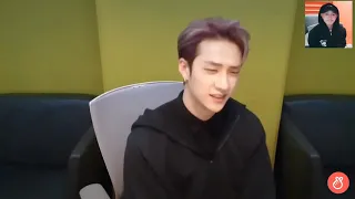 STRAY KIDS BANG CHAN LISTENING TO MONSTA X’s LOVE KILLA