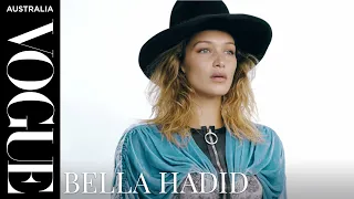 Bella Hadid behind the scenes | Cover Shoot | Vogue Australia