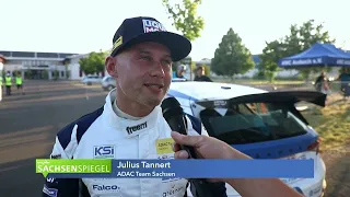 ADAC RALLYE MITTELRHEIN 2023 / JULIUS TANNERT IM MDR SACHSENSPIEGEL