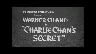 Charlie Chan's Secret - 1936 [Crime] [Comedy]