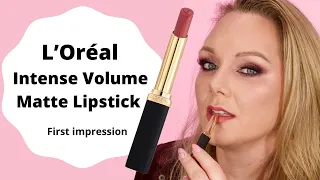 L’Oréal Paris Color Riche Intense Volume Matte Lipstick! First Impression!
