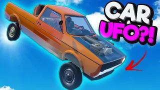 I Turned My Car Into a UFO Using a Physics Gun in the Long Drive?!