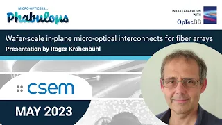 Micro-optics for automated fibre coupling