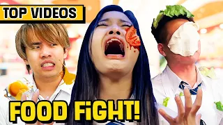 Craziest Food Fights In School! | JianHao Tan