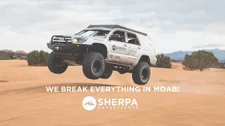Breaking our 4th Gen 4Runner in Moab