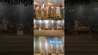 Ganga Aarti at assi Ghat , Varanasi #shorts #youtubeshorts