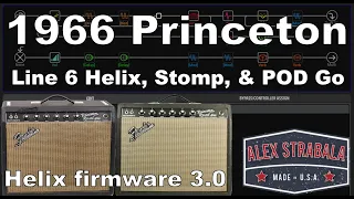 Helix + HX Stomp + POD Go Princeton preset demo - Firmware 3.0