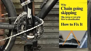 How to fix a slipping skipping chain bike during pedaling problem solved