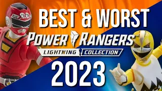 TOP 10 BEST & TOP 5 WORST Power Rangers Lightning Collection Figures of 2023!