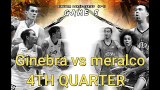 Game 5 Governor's Cup 2019 Finals Ginebra VS Meralco 4TH QUARTER Highlights