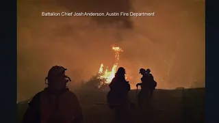 Austin Fire crew working California's Creek Fire