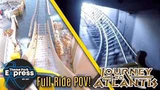 INSANE WATER COASTER! Journey To Atlantis 2021 Full Ride POV! SeaWorld Orlando Florida!