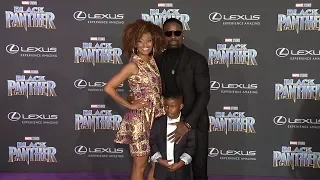 Sterling K. Brown "Black Panther" World Premiere Purple Carpet
