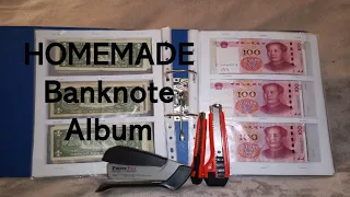 How to make a DIY Banknote Album