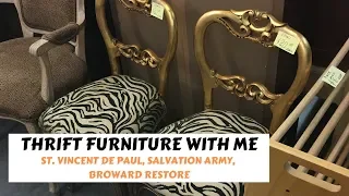 Thrift Furniture With Me: St. Vincent de Paul, Broward ReStore, Salvation Army