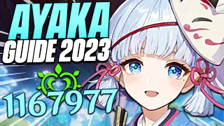 AYAKA, LA 5★ INÉGALÉE ! Meilleur Build, Guide et Showcase 2023 (Fonte et DENDRO) - Genshin Impact