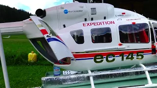 RC Helicopter Pioneer Ewald Heim with his Eurocopter EC-145