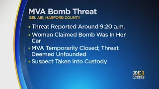 All-Clear Given After Woman Makes Bomb Threat At Bel Air MVA Office