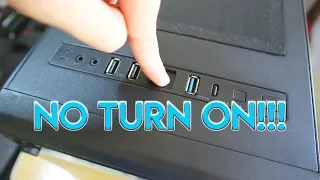 A Desktop That Turns On For a Second and Turns off - PC Troubleshooting # 1