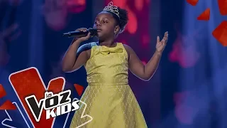 Sofía sings No Puedo Olvidarla - Blind Auditions | The Voice Kids Colombia 2019