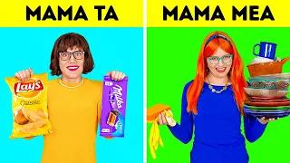 MAMA TA VS. MAMA MEA || Momente amuzante în familie, bogați vs. săraci, marca 123 GO! BOYS