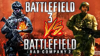 Battlefield 3 Vs Bad Company 2 (Battlefield Portal) No HUD Gameplay