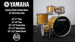 Yamaha Stage Custom -  Natural Wood Finish - Demo