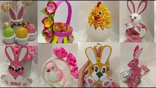 8 ИДЕЙ: поделки на ПАСХУ своими руками Легко и Красиво Подарки! Пасхальный декор. DIY Easter Crafts
