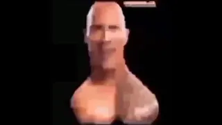 dwayne the cock johnson with soft piano music playing