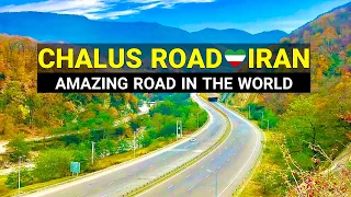 IRAN - Driving in Chalus Road - The most beautiful road in the world / ایران جاده چالوس