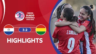CONMEBOL Sub20 FEM 2022 | Paraguay 3-2 Bolivia | HIGHLIGHTS