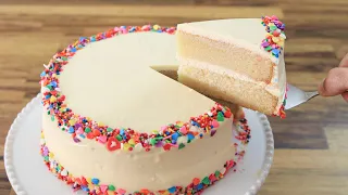 Classic Vanilla Cake Recipe | How to Make Birthday Cake