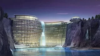 5-star hotel being built in abandoned Chinese quarry expected to open by May