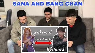FNF REACTS to Sana and Bang Chan being Besties (an awkward duo bickering) | KPOP REACTION