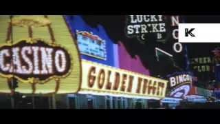 1961 Las Vegas Strip, Day and Night, 16mm Color Home Movies