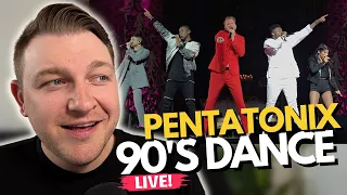 Pentatonix 90's Dance Medley LIVE at the Hollywood Bowl | Musical Theatre Coach Reacts