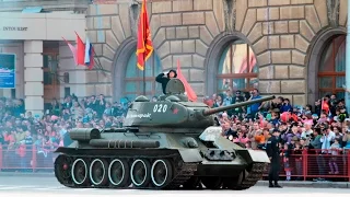 Victory parade may 9, 2017 in Volgograd (Stalingrad).