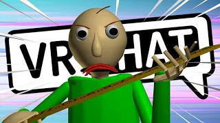 Baldi's Basics Unleashes Hell in VRChat!